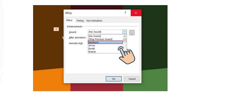 Cách tạo hiệu ứng âm thanh vỗ tay trong PowerPoint B5