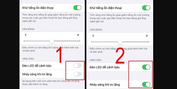 Bật đèn LED cảnh báo trên iPhone 2