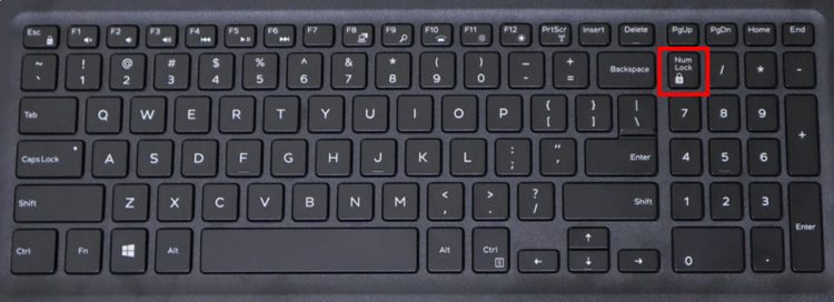 Bật NumLock trên bàn phím