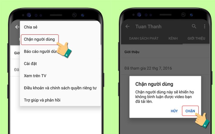 Cách chặn kênh Youtube không cho trẻ em xem trên điện thoại