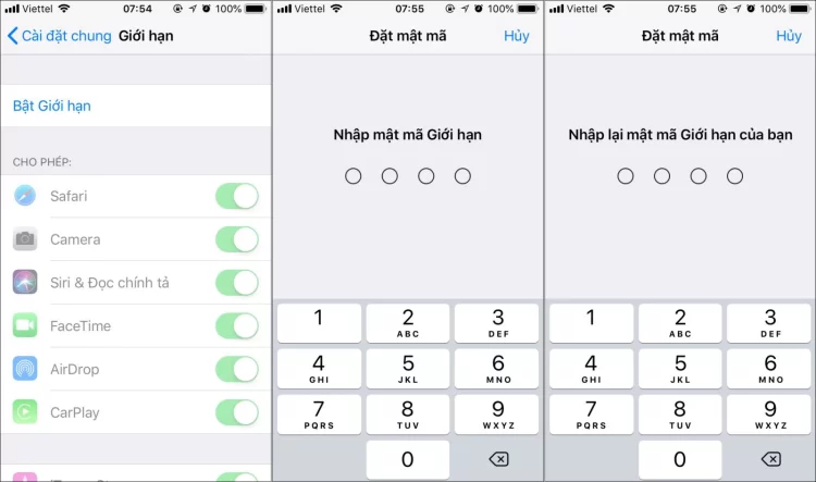 Cách chặn không cho xóa và mua ứng dụng trên iPhone