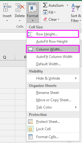 Cách chỉnh kích thước ô trong Excel theo cm cụ thể  4