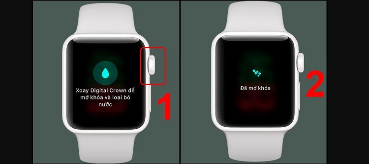 Cách đẩy nước ra khỏi Apple Watch với phiên bản hệ điều hành cũ hơn