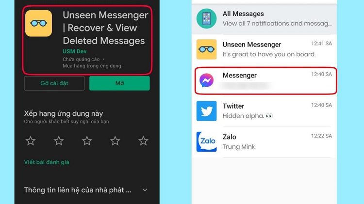 Cách khắc phục lỗi Messenger có xem được tín nhắn vừa thu hồi không