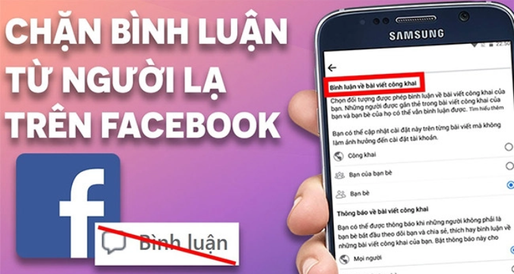 Cách không cho người lạ bình luận trên Facebook