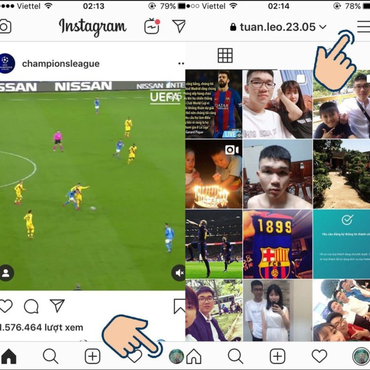 Cách liên kết 2 tài khoản cá nhân giữa Instagram với Facebook