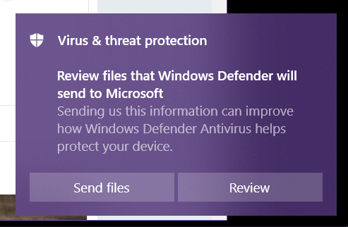 Lý giải nguyên nhân Windows Security gửi các file về Microsoft