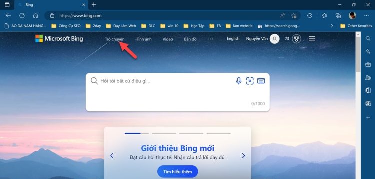 Cách sử dụng Bing Chat AI