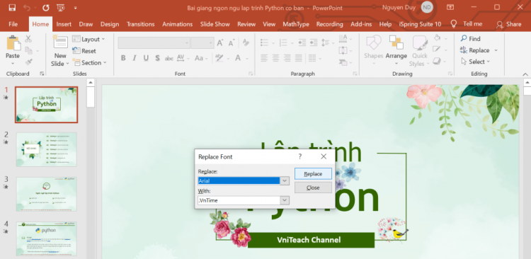 cách sửa lỗi chữ bị tách khi xuống dòng trong Powerpoint