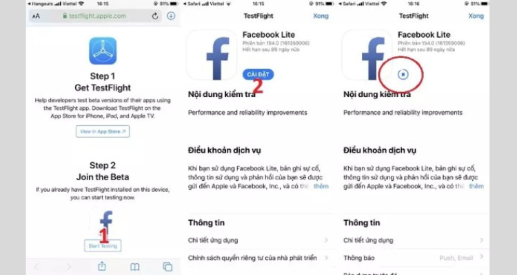 Cách tải Facebook Lite cho iPhone không cần Appstore