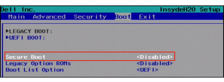 Cách tắt chế độ Secure Boot và mở chế độ Boot Legacy trên windows 10/11