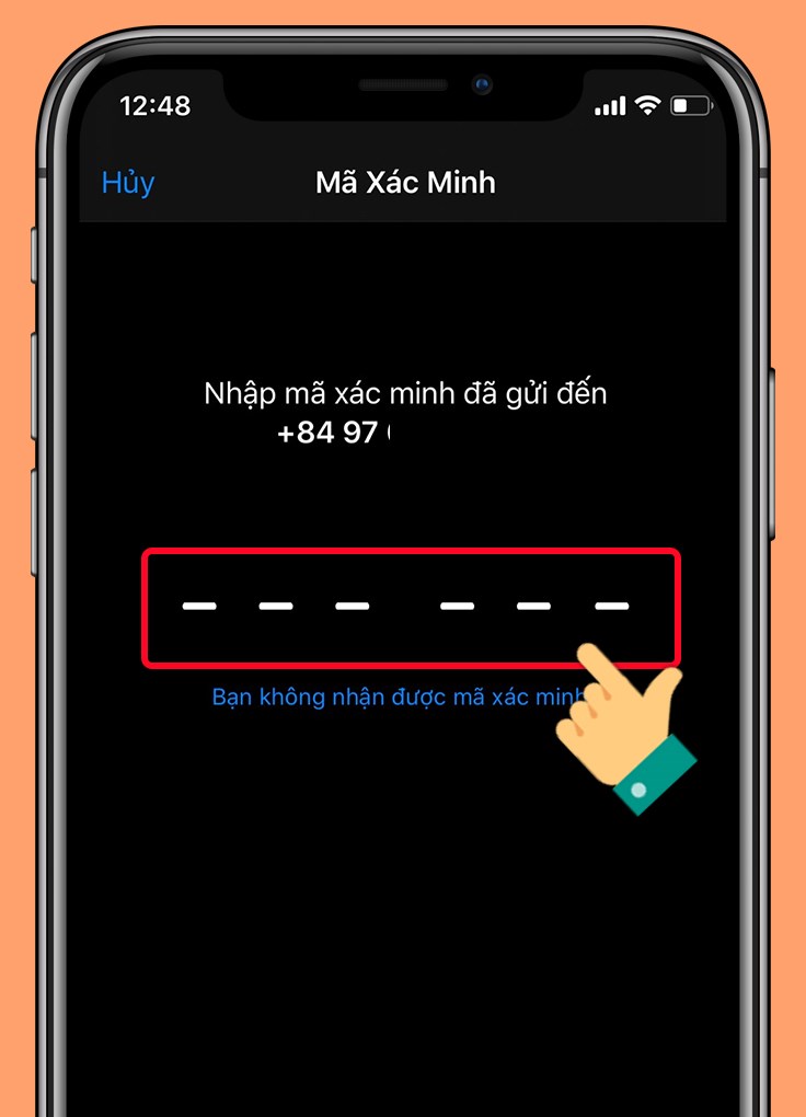 Cách thay đổi số điện thoại iCloud khi mất số điện thoại 6