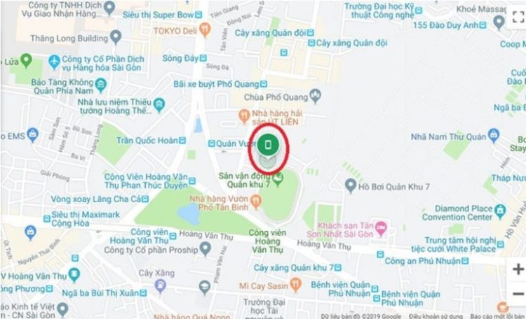 Cách tìm điện thoại Samsung bị mất tắt nguồn bằng Google Map