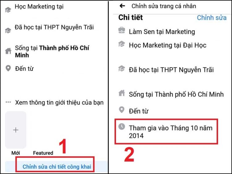 Cách xem thời gian tham gia Facebook của bạn trên máy tính