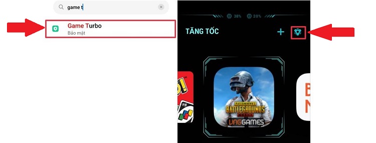 Cài đặt Game Turbo