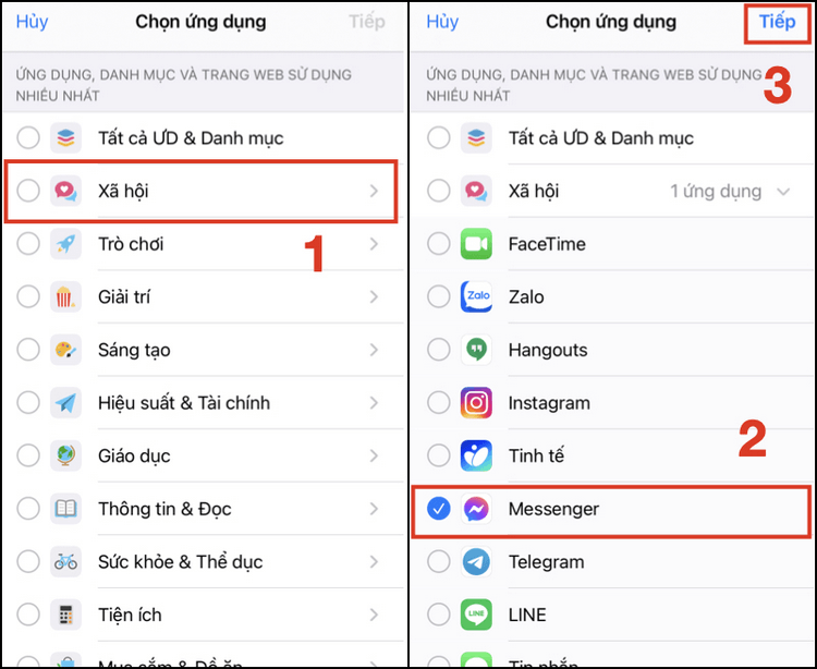 Sử dụng tính năng giới hạn ứng dụng iPhone để cài mật khẩu ứng dụng