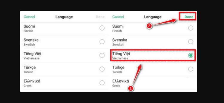 Cài tiếng Việt cho Oppo