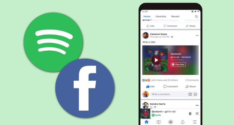 Cập nhật ứng dụng Facebook và Spotify