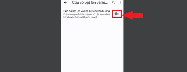 Chặn quảng cáo pop up trên Chrome