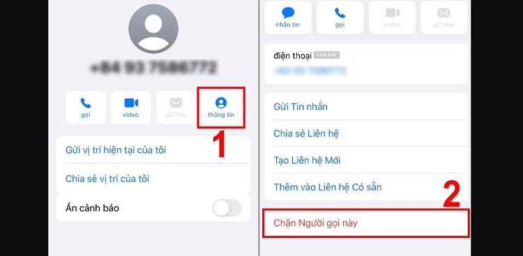 Chặn tin nhắn iPhone bước 3