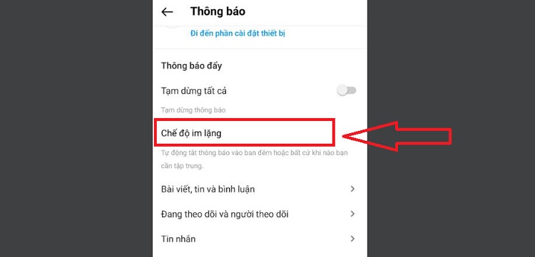 Chế độ im lặng