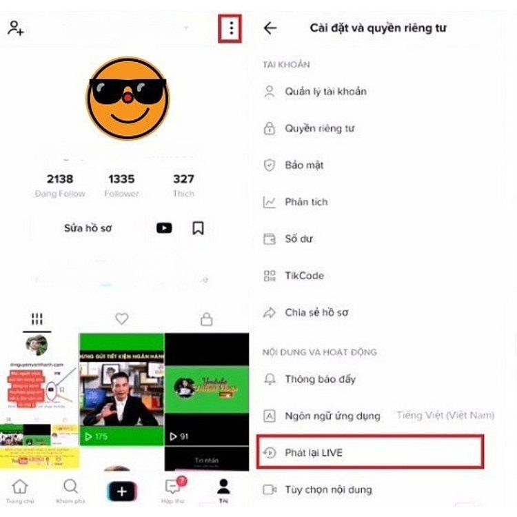 Có thể xóa bản phát lại livestream trên TikTok không?