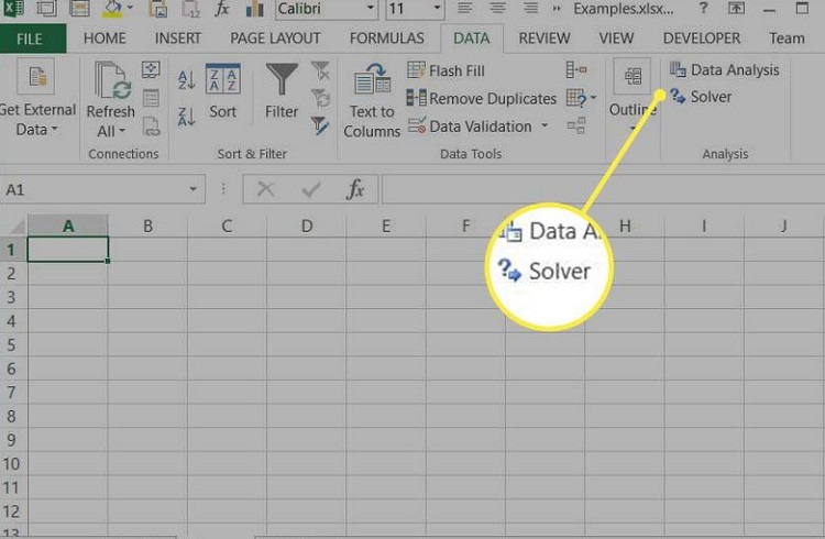 Công cụ Solver trong Excel