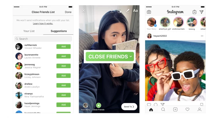 Danh sách bạn thân Instagram là gì?