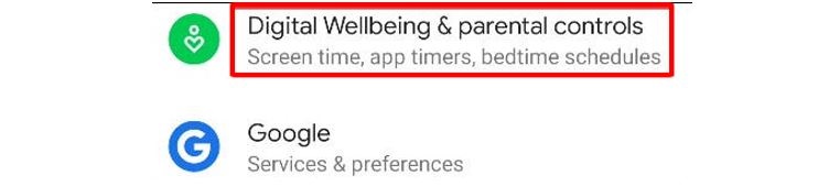 Digital Wellbeing và Parental Controls