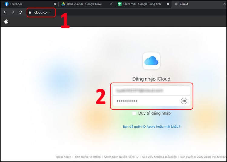 Định vị bằng iCloud trên máy tính