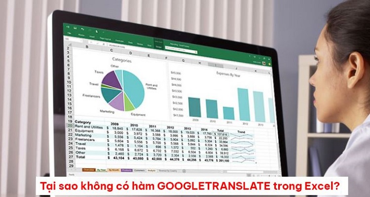 Giải đáp tại sao không có hàm GOOGLETRANSLATE trong Excel