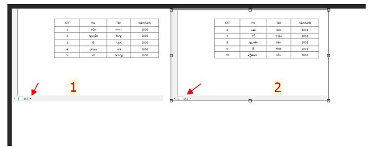 Cách giữ hàng cố định trong Excel khi in bước 5