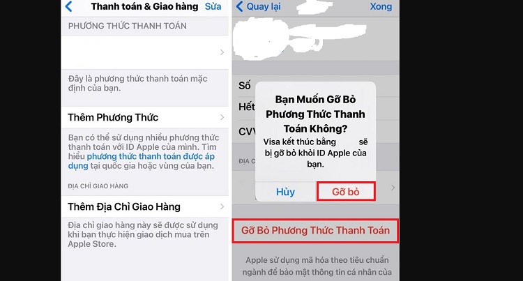 Cách gỡ bỏ phương thức thanh toán trên Apple Services 2