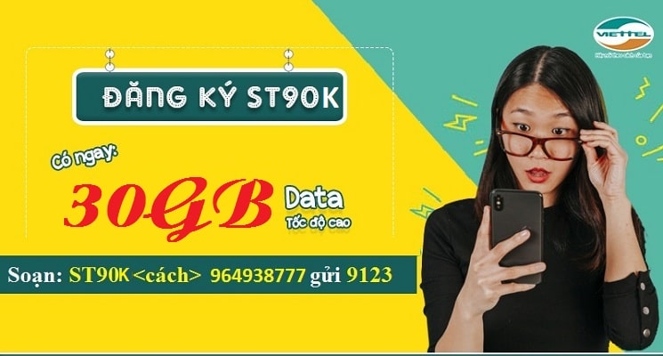 Gói ST90k có ngay 30Gb/tháng