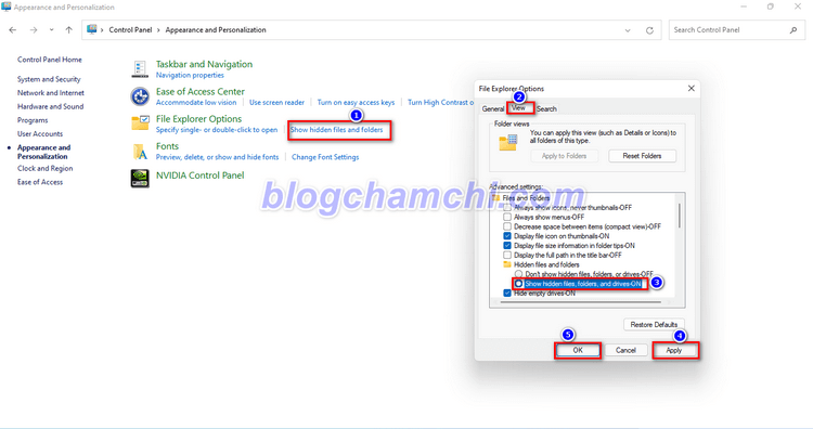 Hiện file ẩn trong USB bằng File Explorer Options trên máy tính
