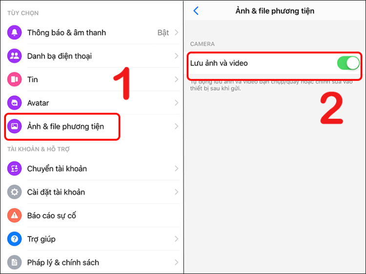 Hướng dẫn cách tắt chế độ tự lưu ảnh Messenger trên điện thoại