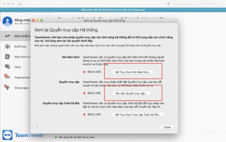 Hướng dẫn cấp quyền Teamviewer đơn giản nhất 