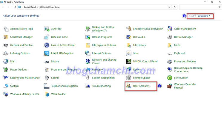 Đổi tên cho máy tính Windows 10 bằng Control Panel