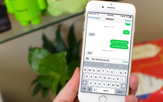 iMessage không nhận số điện thoại