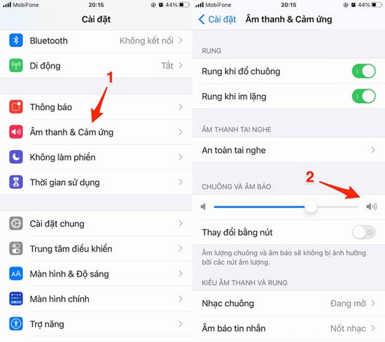 Hướng dẫn bật âm thanh trên iPhone đơn giản