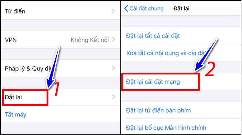 Kiểm tra lại kết nối mạng internet trên iPhone