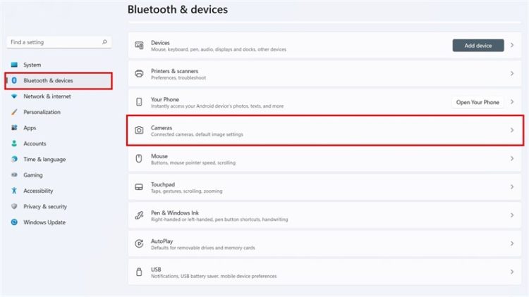 Khởi chạy Camera Troubleshooter win 11