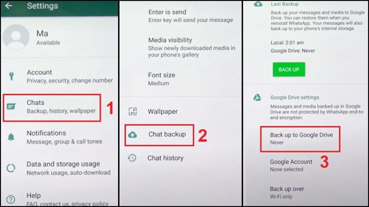 Khôi phục cuộc trò chuyện WhatsApp cũ đã xóa trên Android 2