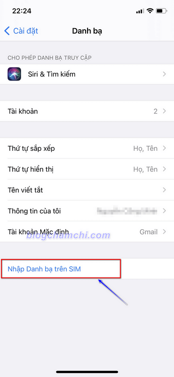 Hướng dẫn khôi phục danh bạ tư iCloud trực tiếp trên iPhone