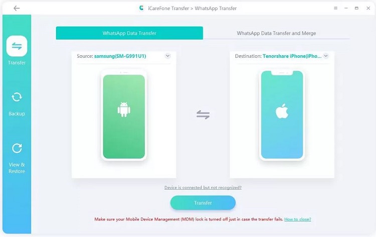 Cách khôi phục tin nhắn WhatsApp từ Android sang iPhone 1