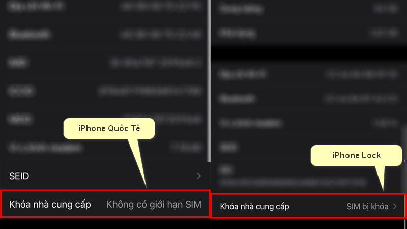 Kiểm tra iPhone phiên bản Lock hay Quốc Tế chính xác bằng Settings