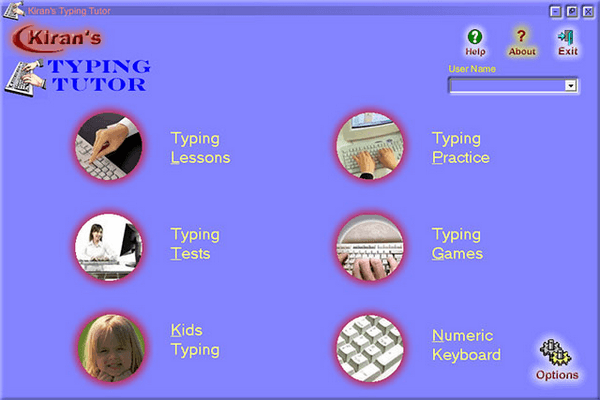 Phần mềm luyện gõ 10 ngón Kiran’s Typing Tutor 1.0