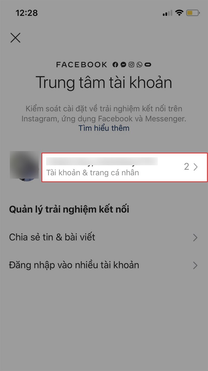 Làm sao để gỡ liên kết Facebook với Instagram 8