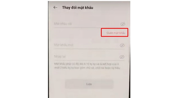 Tìm lại mật khẩu Oppo Cloud B5