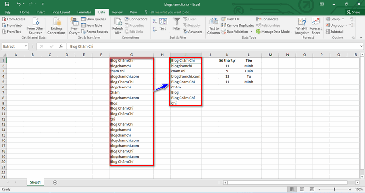 Cách tìm & xóa dữ liệu trùng nhau trong Excel bằng Advanced Filter